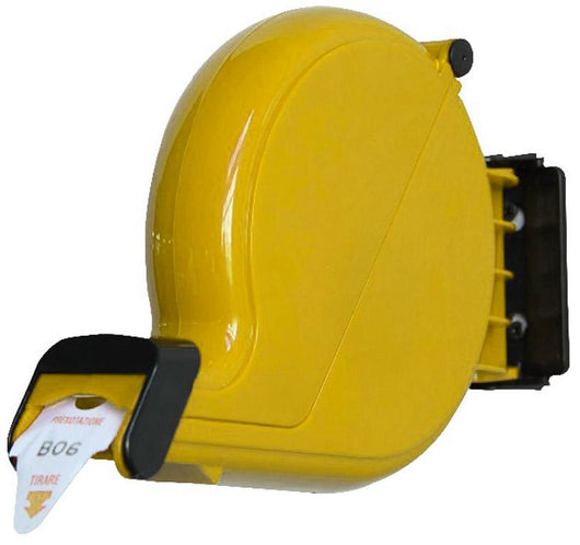 Distributore Ticket Elimnacode a Strappo Dispenser 26x18x5 cm Visel Giallo