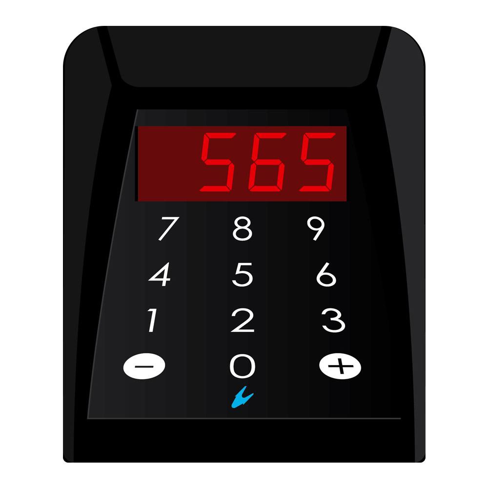 Consolle Operatore a 3 Cifre per Display Regolacode MonoPunto Visel Cons3 Nero