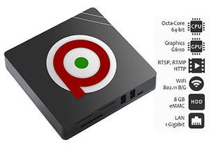 Unità Centrale per Sistema Multimediale Eliminacode Qretail Visel QS-Retailbox Nero