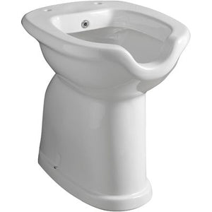 Vaso Bidet disabili aperto completo di erogatore - Vaso Bidet disabili completo di erogatore (scarico a pavimento)