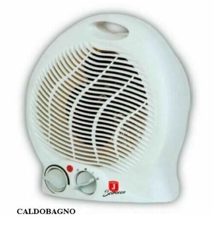 CALDOBAGNO TERMOVENTILATORE CALDO BAGNO STUFETTA STUFA ELETTRICA 2000W