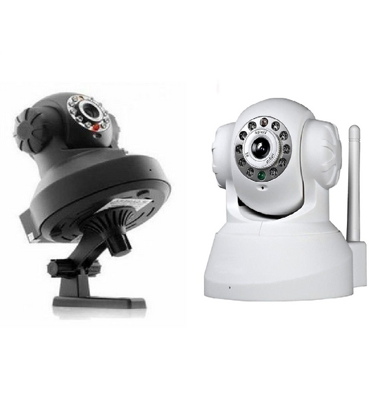 IP CAMERA INFRAROSSI P2P WIRELESS LAN TELECAMERA MOTORIZZATA LED WIFI REMOTO