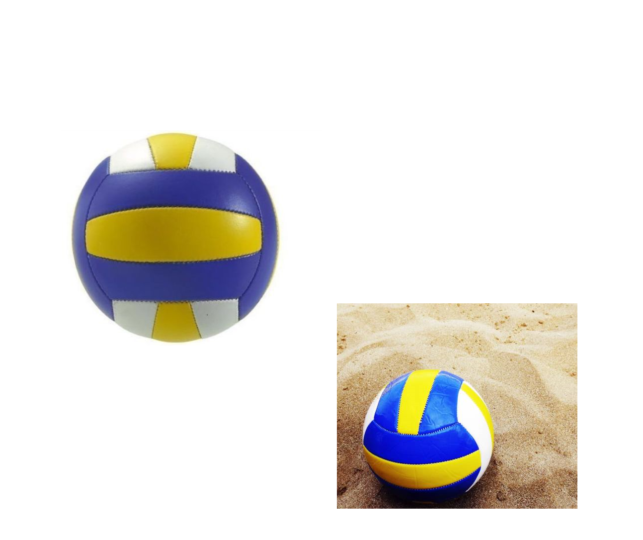 PALLONE BEACH VOLLEY MARE SPIAGGIA PESO E MISURA UFFICIALE BLU PALLAVOLO