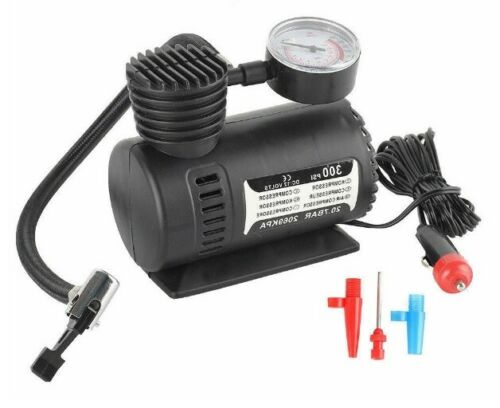 MINI COMPRESSORE PORTATILE 12V ARIA VIAGGIO 300PSI AUTO MOTO BICI CAMPER