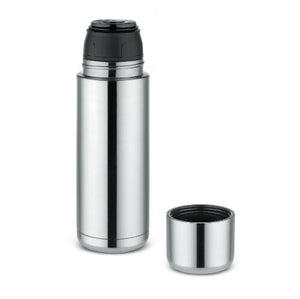 THERMOS CONTENITORE 1LT ACCIAIO INOX BORRACCIA TERMICA PORTA VIVANDE TERMOS