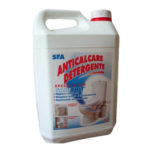 Liquido anticalcare Sanitrit per pulizia trituratori tanica da 5 l