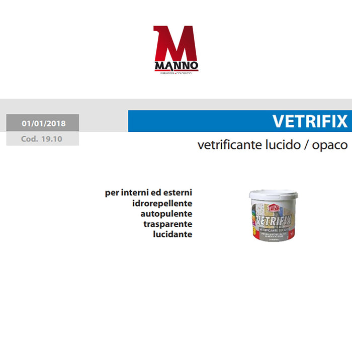 Vetrificante Idrorepellente Autopulente Per Interni Ed Esterni Lucidante Protettivo Carson Vetrifix LUCIDO/2,5 Litri