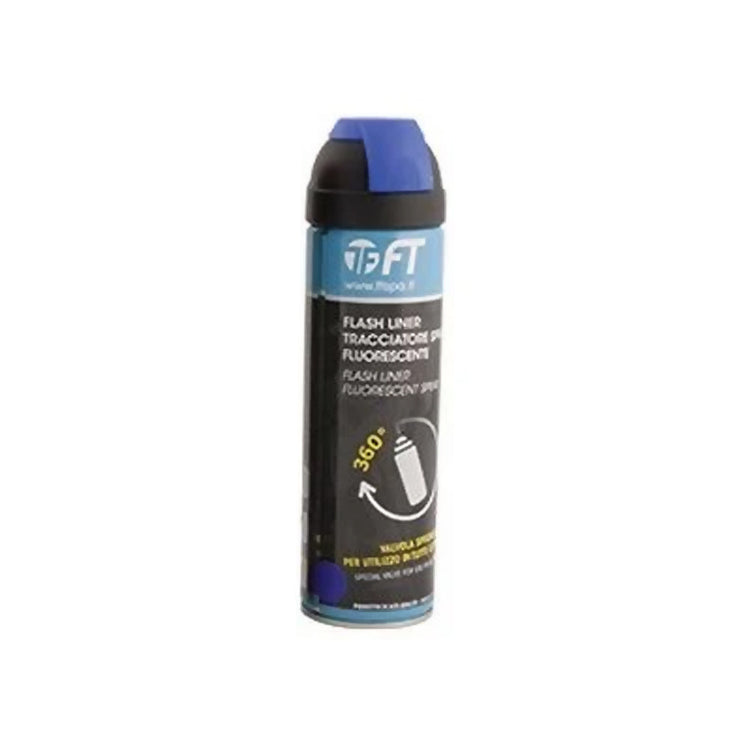Tracciatore Idrospray Fluorescente Colore Blu 500Ml 'Flash Liner' Applicabile A 360 Gradi Su Tutti I Materiali-Ft