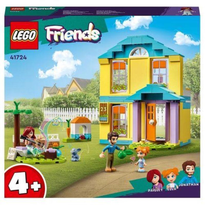 Lego friends 41724 la casa di paisley, casa delle bambole con accessori, giochi per bambina e bambino 4+ anni, idea regalo