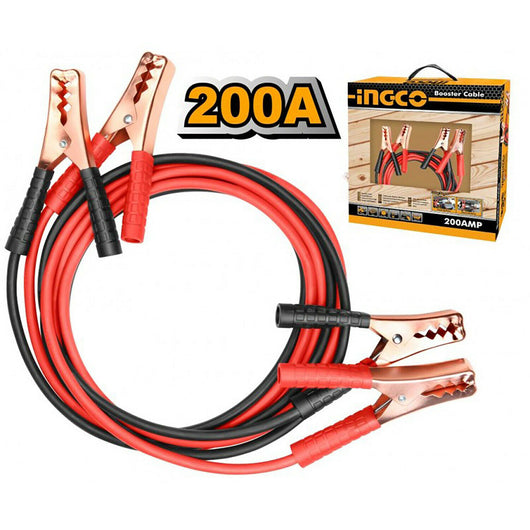 Cavi avviamento batteria auto moto 200 ah 2,5 mt - Ingco HBTCP2001