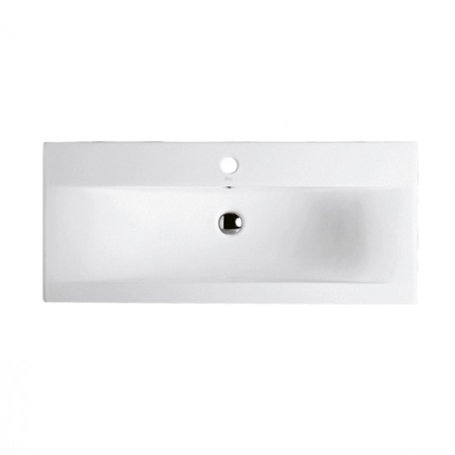 Lavabo top Althea modello Clever 90x39 cm 