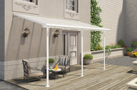 Pergola Sierra Addossata in Alluminio  2.3X4.5 m Bianco