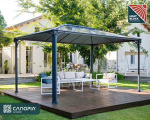 Gazebo in Alluminio Martinique 3X4.3 m