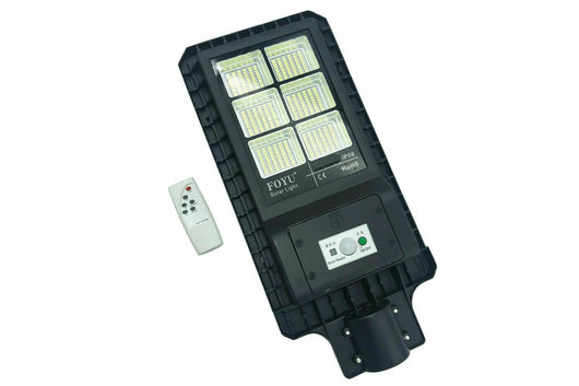 180W Lampione Stradale led Con Pannello Solare Integrato Crepuscolare ip66 - ZENCOCCO