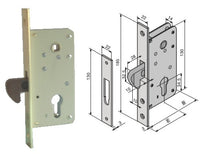 SERRATURA WELKA 026.30.000 INF. X LEGNOA GANCIO Q8 S/CILIN