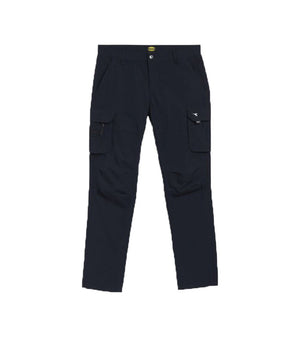 Pantalone Da Lavoro Blu Classico Pant Level Cargo 60062 Con Tasche Laterali E Doppia Cucitura Iso 13688:2013-Diadora Utility-Taglia M