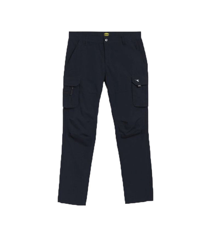 Pantalone Da Lavoro Blu Classico Pant Level Cargo 60062 Con Tasche Laterali E Doppia Cucitura Iso 13688:2013-Diadora Utility-Taglia M