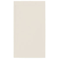 Piatto doccia in pietra SOLIDSTONE alto 2,8 cm con bordo - Beige - Misura: 80x100 x 2,8h