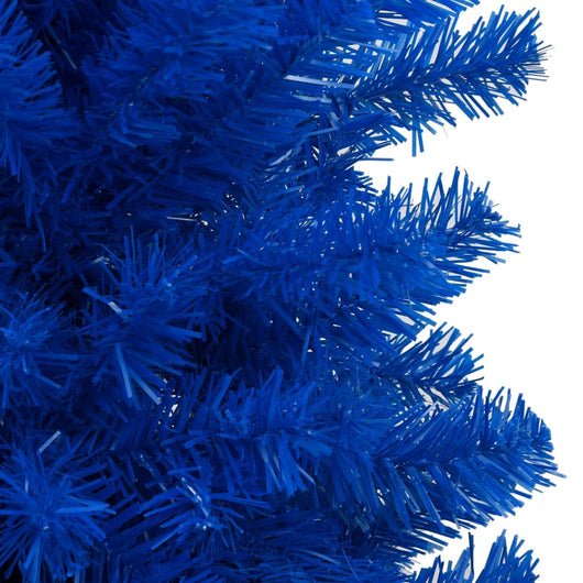 vidaXL Albero di Natale Preilluminato con Palline Blu 120 cm PVC