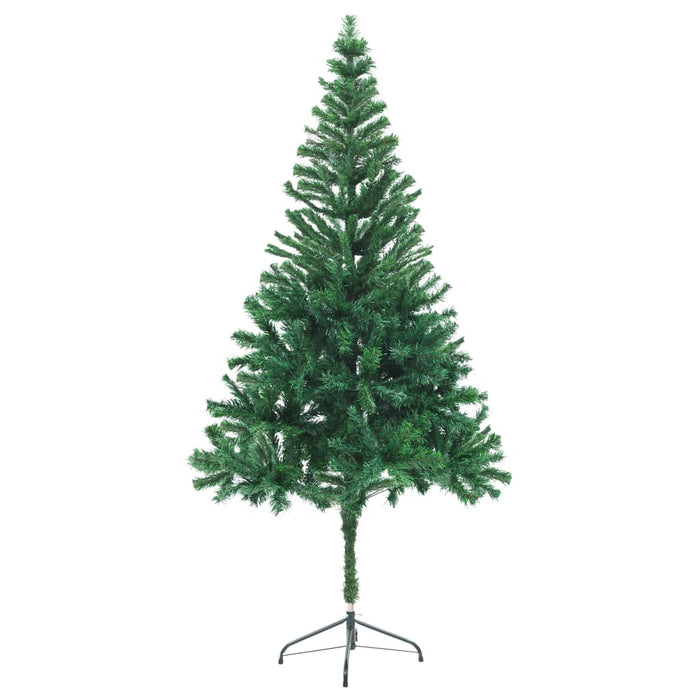 vidaXL Albero di Natale Preilluminato Palline Bianco 180 cm 564 Rami