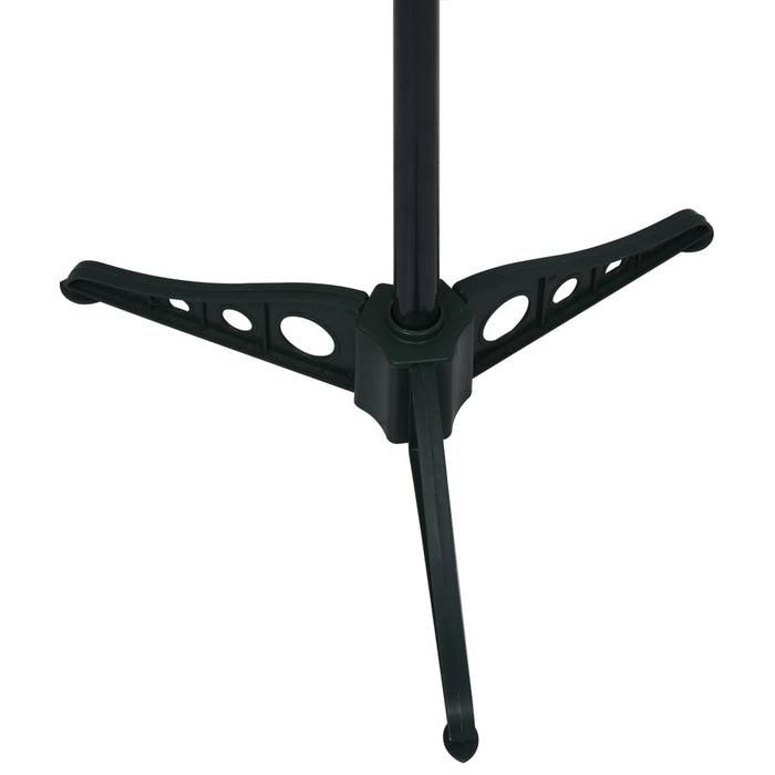 vidaXL Albero di Natale Artificiale Apribile Nero 150 cm PET