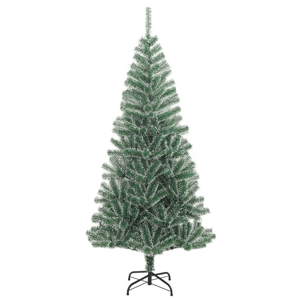 vidaXL Albero di Natale Artificiale con 300 LED Palline e Neve 240 cm