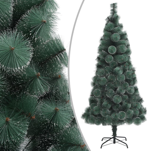 vidaXL Albero di Natale Artificiale con Supporto Verde 120 cm PET