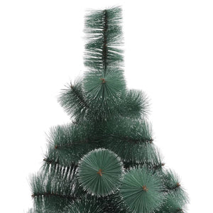 vidaXL Albero di Natale Artificiale con Supporto Verde 120 cm PET