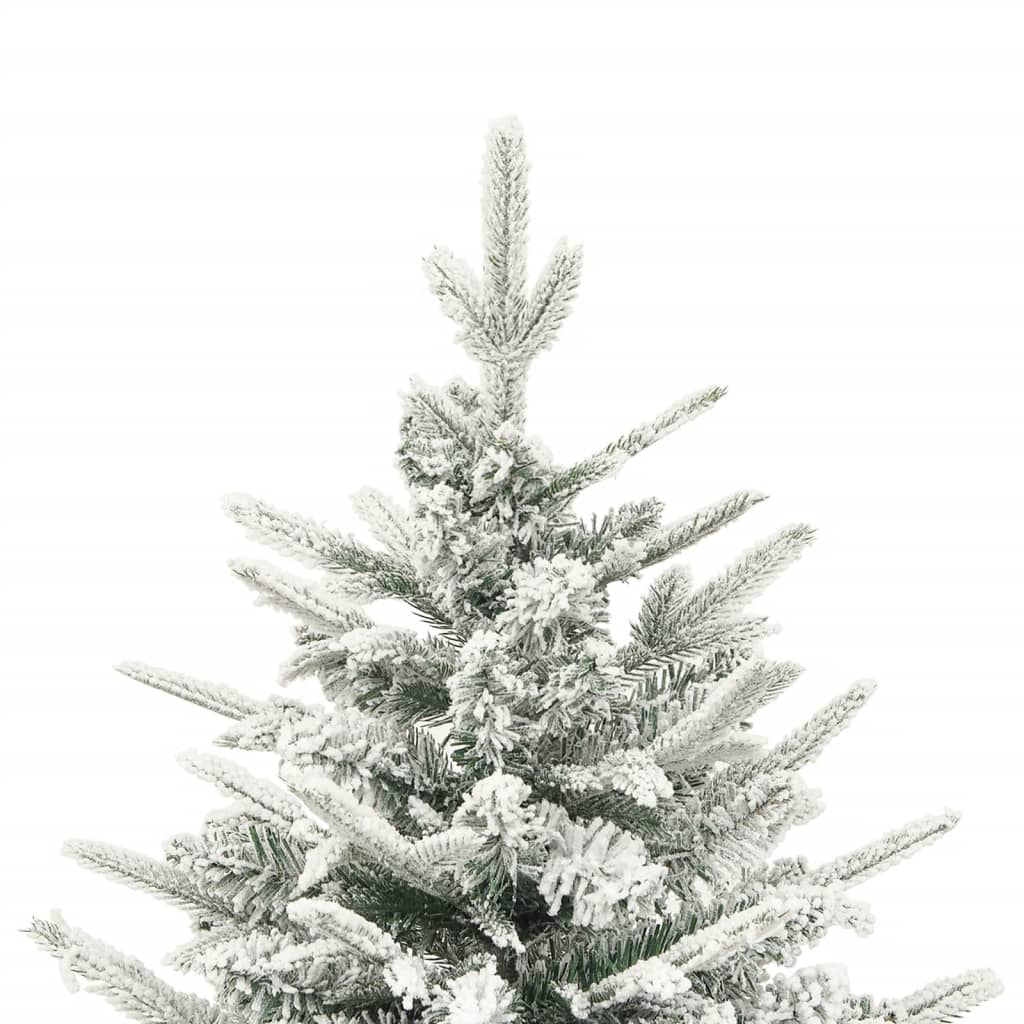 vidaXL Albero di Natale Artificiale con Neve Verde 120 cm PVC e PE