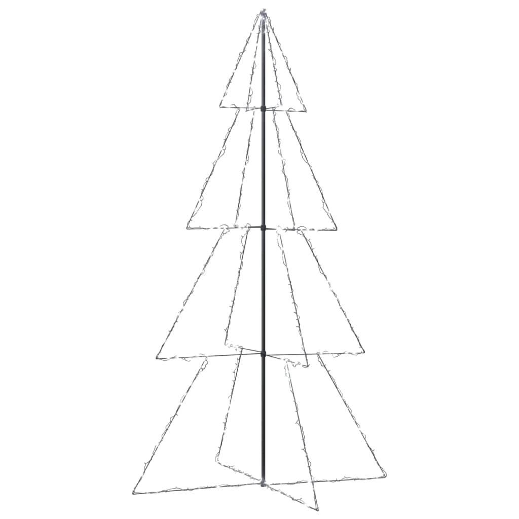 vidaXL Albero di Natale a Cono 360 LED per Interni Esterni 143x250 cm