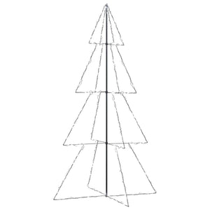 vidaXL Albero di Natale a Cono 360 LED per Interni Esterni 143x250 cm