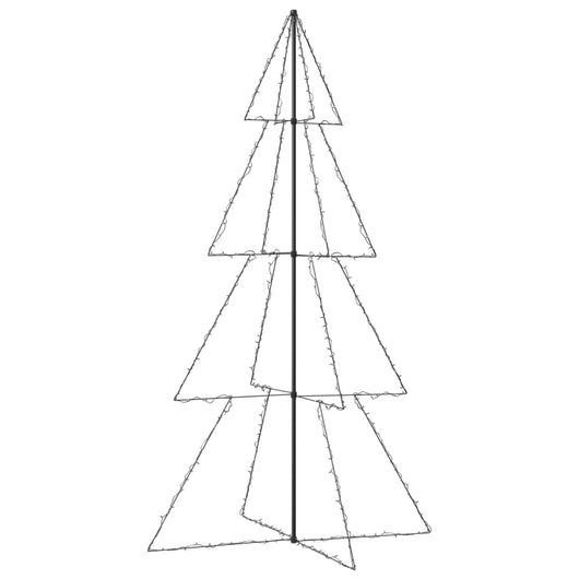 vidaXL Albero di Natale a Cono 360 LED per Interni Esterni 143x250 cm