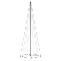 vidaXL Albero di Natale a Cono Bianco Caldo 1134 LED 230x800 cm