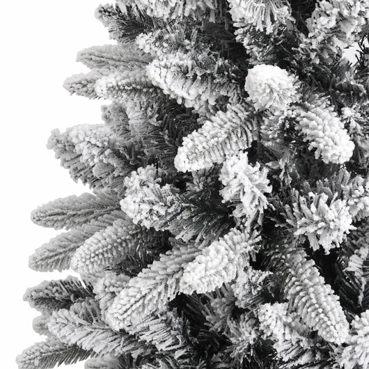 vidaXL Albero di Natale Artificiale con Neve Floccata 150 cm PVC e PE