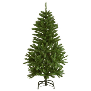 vidaXL Albero di Natale Artificiale Incernierato con Base Verde 120 cm