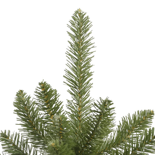 vidaXL Albero di Natale Artificiale Incernierato con Base Verde 210 cm