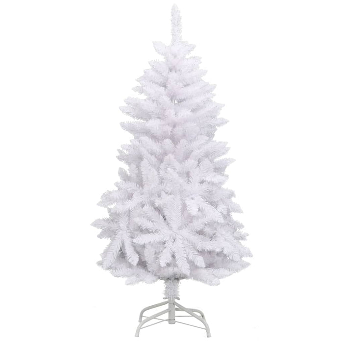 vidaXL Albero di Natale Artificiale Incernierato con Base Bianco 150cm