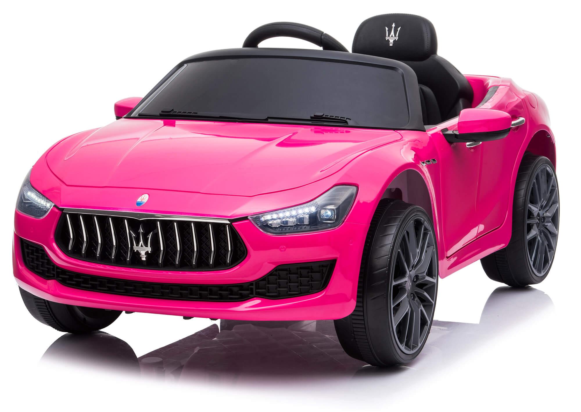 Macchina Elettrica per Bambini 12V con Licenza Maserati Ghibli Rosa