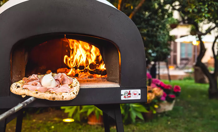 Forno a Legna da Esterno Cottura Diretta in Refrattario Zio Ciro Subito Cotto 80 Bianco