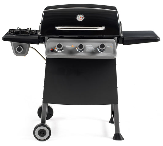 Barbecue a Gas GPL 3 Fuochi 13,1kW con Fornello Laterale Sochef Diablo X