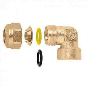 Raccordo Curvo Femmina 1/2" F - Ø 16 CALEFFI 905846