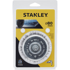 piranha/stanley x36050 spazzola acciaio a tazza diametro 85 18358