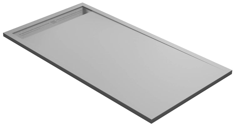 Piatto Doccia in Pietra Bonussi Trivor Grigio Chiaro 70x100 cm