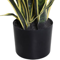 Pianta Artificiale Sanseveria Ø15x80 cm con Vaso  Verde