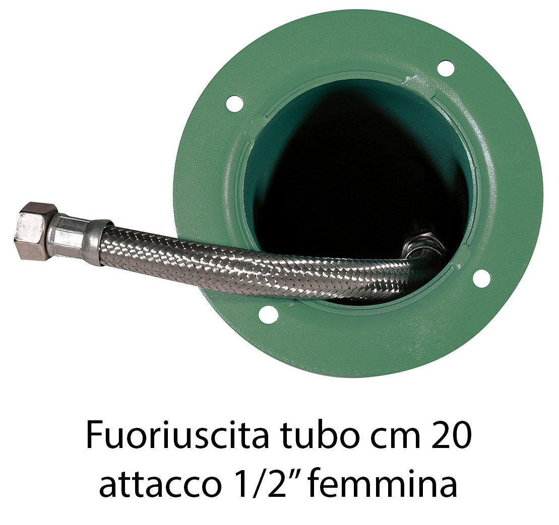 Fontana da Giardino con Rubinetto Belfer 42/AR Ruggine