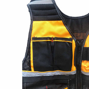 Gilet portattrezzi porta attrezzi utensili da lavoro 7 tasche Ingco HTVT0901