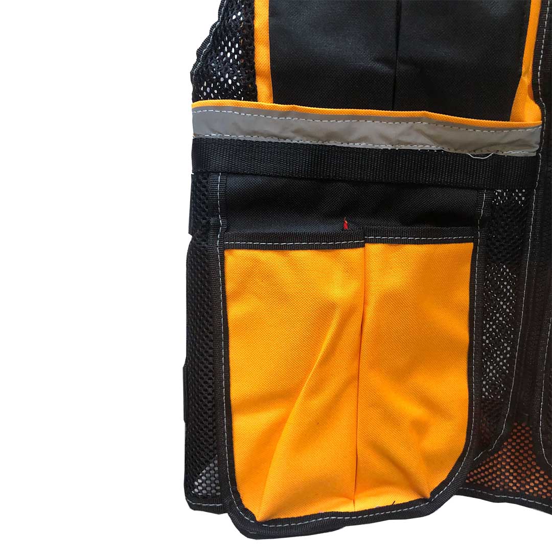 Gilet portattrezzi porta attrezzi utensili da lavoro 7 tasche Ingco HTVT0901