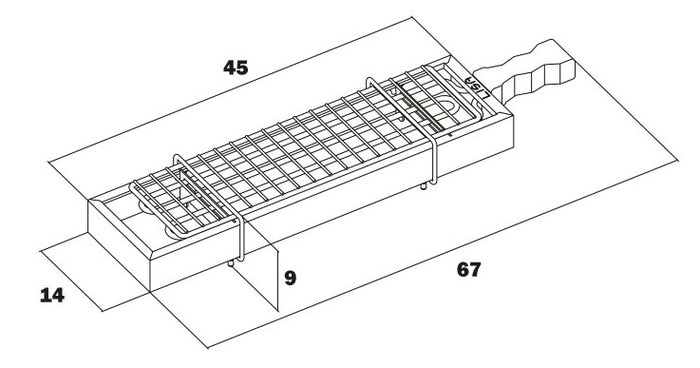 Barbecue Elettrico 1800W in Acciaio Lisa Luxury eBBQ