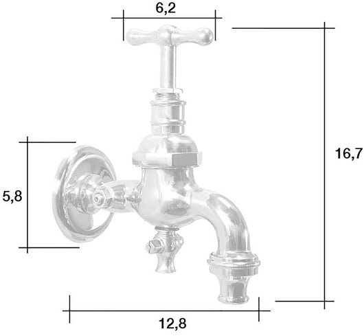 Rubinetto per Fontana da Giardino in Ottone Morelli Francoforte