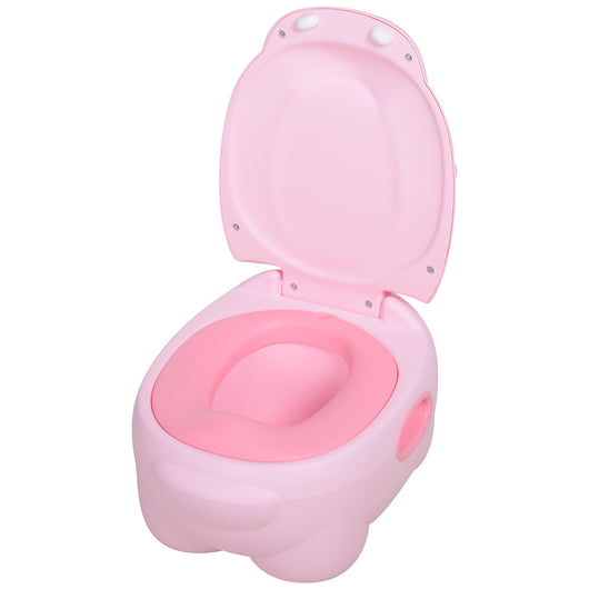 Vasino per Bambini Antiscivolo Ippopotamo  Hippoo Rosa